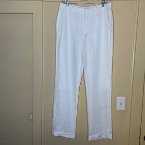 Men's White Linen Pants 32 × 32
